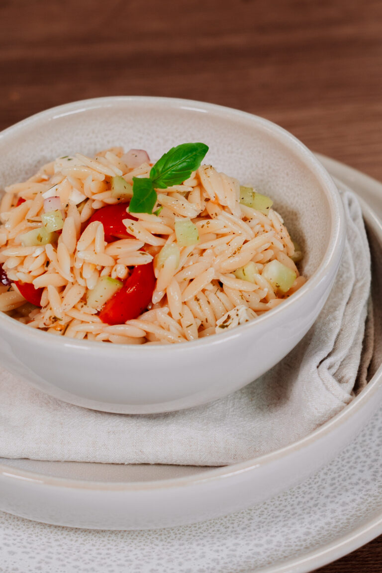 Mediterraner Sommersalat mit Kritharaki Pampered Chef Rezept
